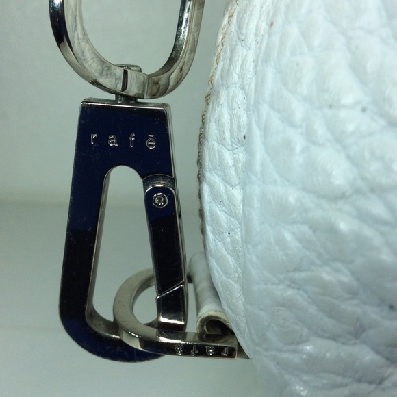 Rafe New York Pebble Leather White Satchel Handbag - Picture 6 of 16